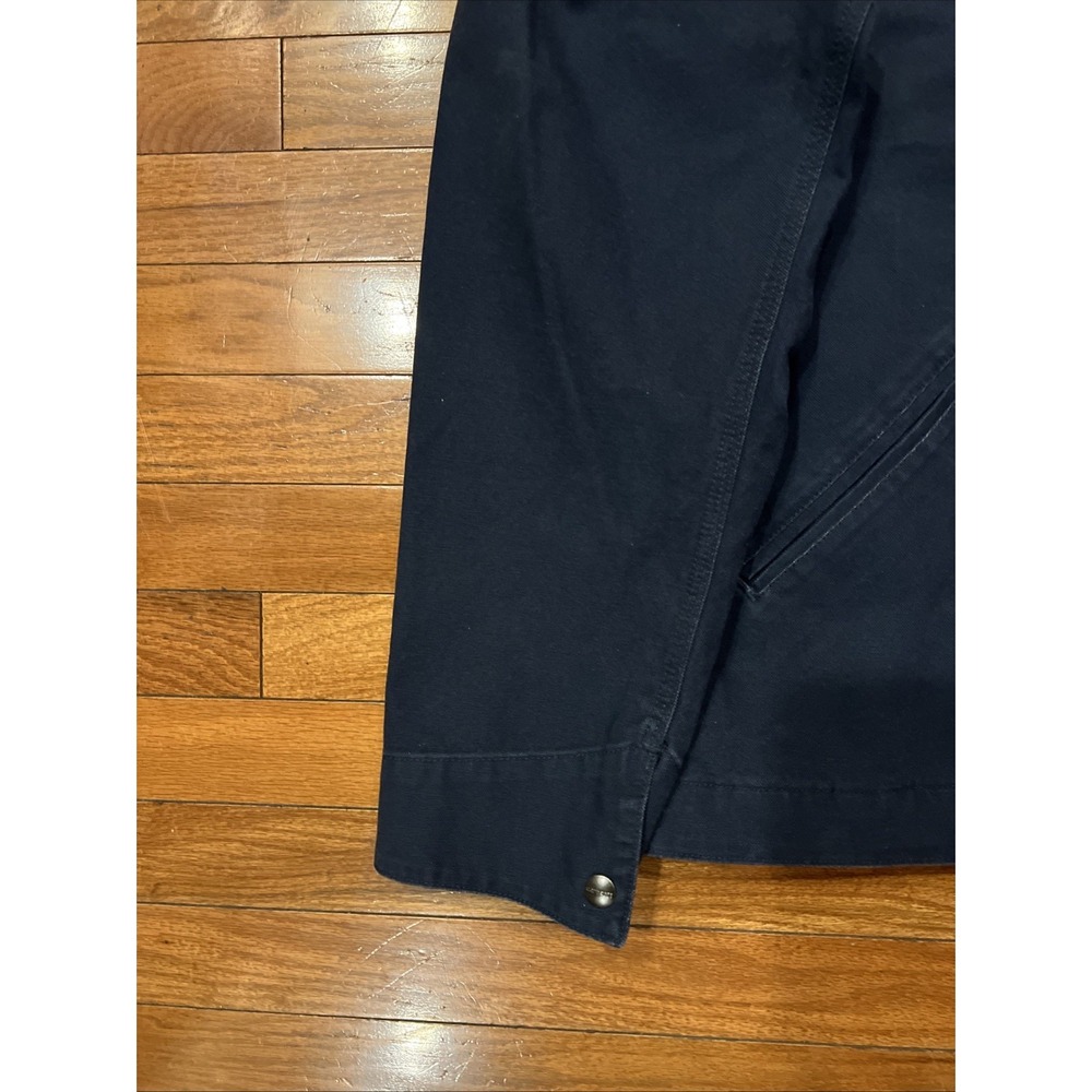Carhartt Rugged Flex Jacket Mens XL Navy Blue OJ6306-M Relaxed Fit Workwear - Picture 7 of 16